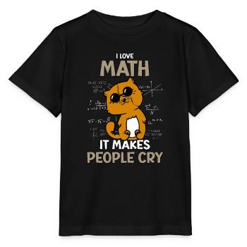 Mathematics Geometry - Algebra Gymnasium Mathe - Stanley/Stella MINI CREATOR Kids’ T-Shirt - black - Front - Mikhail (115cm)