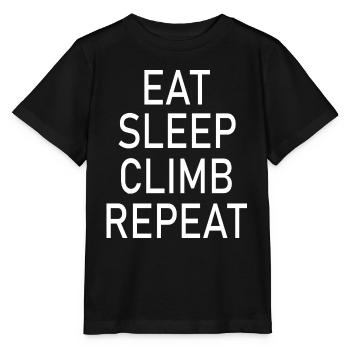 climbing - Stanley/Stella Kinder T-Shirt MINI CREATOR  - Schwarz - Vorne - Mikhail (115cm)