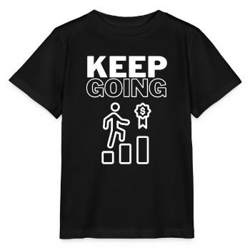 Continuer - T-shirt bio MINI CREATOR Stanley/Stella Enfant - noir - Devant - Mikhail (115cm)