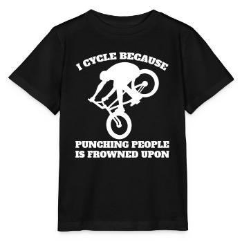 Mountain Bike Cycling Bicycle Tour Cycling - Stanley/Stella MINI CREATOR Kids’ T-Shirt - black - Front - Mikhail (115cm)