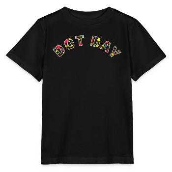 Art Dot Colorful Pattern International Dot Day - Stanley/Stella Kinder T-Shirt MINI CREATOR  - Schwarz - Vorne - Mikhail (115cm)