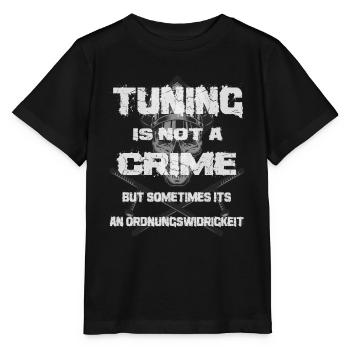 Tuning is not a Crime Misdemeanor Police - Stanley/Stella MINI CREATOR Kids’ T-Shirt - black - Front - Mikhail (115cm)