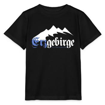 Erzgebirge Berg Wandern Walder Rauschen - Stanley/Stella Kinder T-Shirt MINI CREATOR  - Schwarz - Vorne - Mikhail (115cm)