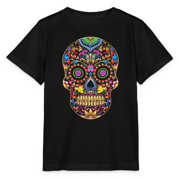 Dia de los Muertos - Stanley/Stella Kinder T-Shirt MINI CREATOR  - Schwarz - Vorne - Mikhail (115cm)