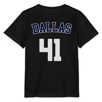 Dallas 41 - T-shirt bio MINI CREATOR Stanley/Stella Enfant - noir - Devant - Mikhail (115cm)