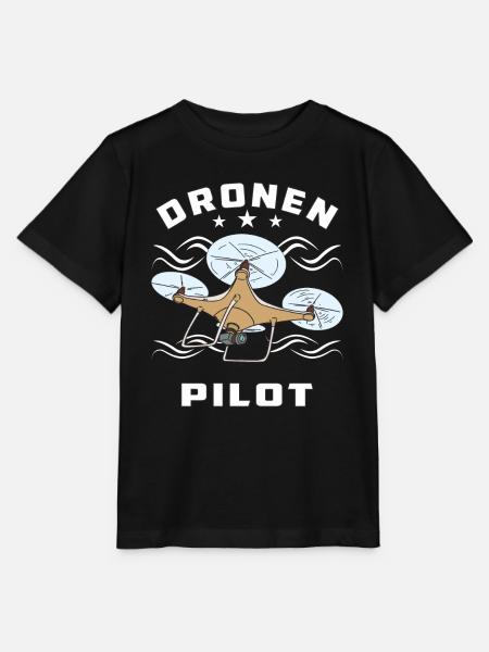 DRONEN PILOT - Stanley/Stella Kinder T-Shirt MINI CREATOR  - Schwarz