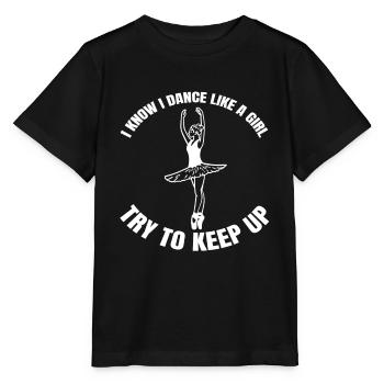 Ballet Dancer Gift Ballerina Dance Class Dance - Stanley/Stella MINI CREATOR Kids’ T-Shirt - black - Front - Mikhail (115cm)