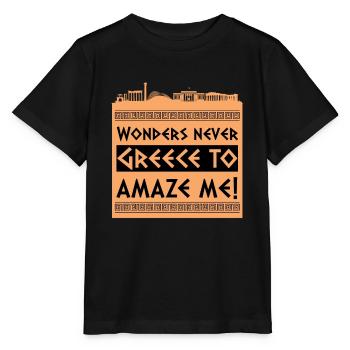 Antike Griechische Mythologie und Griechisches - Stanley/Stella Kinder T-Shirt MINI CREATOR  - Schwarz - Vorne - Mikhail (115cm)