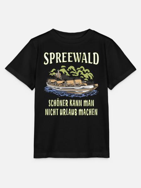 SPREEWALD URLAUB MACHEN - Stanley/Stella Kinder T-Shirt MINI CREATOR - Schwarz