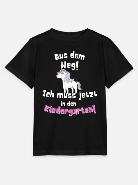 Kindergarten Kindergartenkind | Einhorn | Krippe - Stanley/Stella Kinder T-Shirt MINI CREATOR - Schwarz