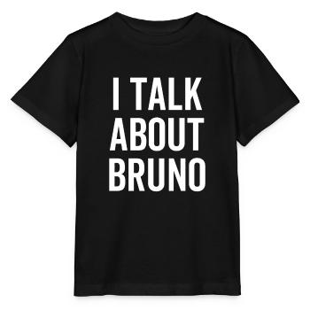 Je parle de Bruno - T-shirt bio MINI CREATOR Stanley/Stella Enfant - noir - Devant - Mikhail (115cm)