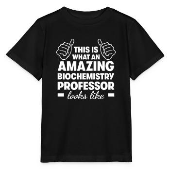 Amazing Biochemistry Professor - Stanley/Stella MINI CREATOR Kids’ T-Shirt - black - Front - Mikhail (115cm)