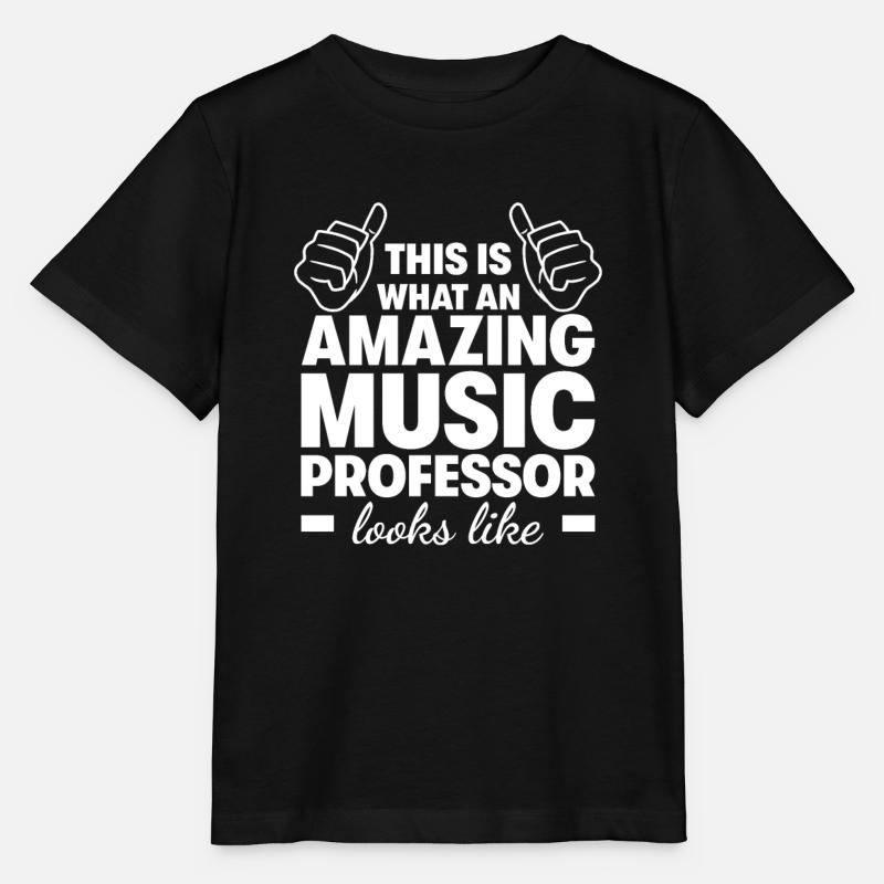 Professeur de musique incroyable - T-shirt bio MINI CREATOR Stanley/Stella Enfant - noir