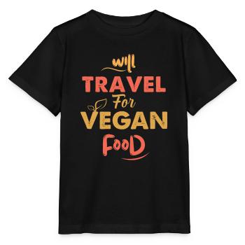 Vegan Lifestyle Essen Food Veganismus Reisen - Stanley/Stella Kinder T-Shirt MINI CREATOR  - Schwarz - Vorne - Mikhail (115cm)