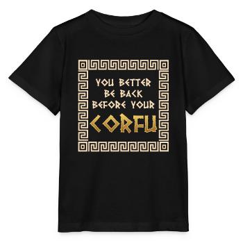 Antike Griechische Mythologie und Griechisches - Stanley/Stella Kinder T-Shirt MINI CREATOR  - Schwarz - Vorne - Mikhail (115cm)