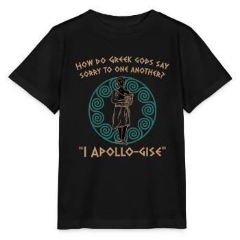 Antike Griechisches Mythologie und Griechischer - Stanley/Stella Kinder T-Shirt MINI CREATOR  - Schwarz - Vorne - Mikhail (115cm)