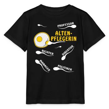 ALTENPFLEGERIN - Stanley/Stella Kinder T-Shirt MINI CREATOR  - Schwarz - Vorne - Mikhail (115cm)