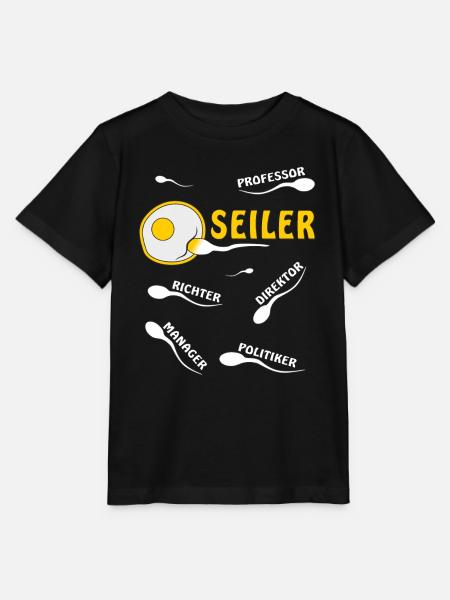 SEILER - Stanley/Stella Kinder T-Shirt MINI CREATOR - Schwarz