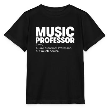 Music Professor - Stanley/Stella MINI CREATOR Kids’ T-Shirt - black - Front - Mikhail (115cm)