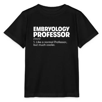 Embryology Professor - Stanley/Stella MINI CREATOR Kids’ T-Shirt - black - Front - Mikhail (115cm)