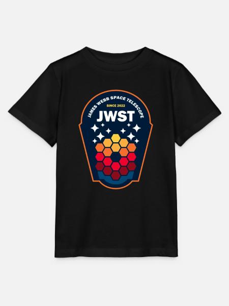 JWST Retro Design - Stanley/Stella Kinder T-Shirt MINI CREATOR - Schwarz