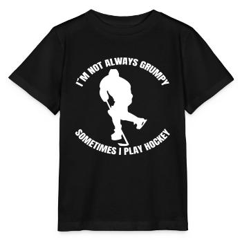 Eishockey Geschenk Eishockeyteam Wintersport - Stanley/Stella Kinder T-Shirt MINI CREATOR  - Schwarz - Vorne - Mikhail (115cm)