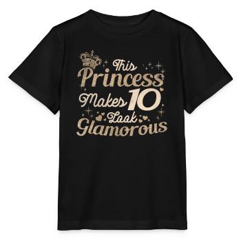 Girls Kids Age 10 Years Old Birth Glamorous - Stanley/Stella Kinder T-Shirt MINI CREATOR  - Schwarz - Vorne - Mikhail (115cm)