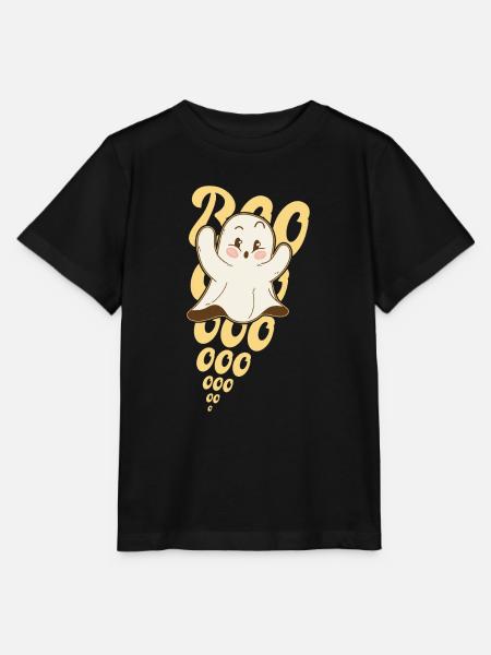 Boo halloween niedlicher geist - Stanley/Stella Kinder T-Shirt MINI CREATOR  - Schwarz
