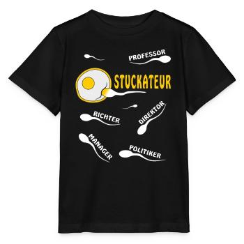 PLASTERER - Stanley/Stella MINI CREATOR Kids’ T-Shirt - black - Front - Mikhail (115cm)
