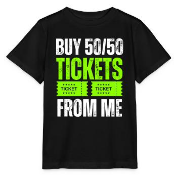 Kaufen Sie 5050 Tickets von mir - Stanley/Stella Kinder T-Shirt MINI CREATOR  - Schwarz - Vorne - Mikhail (115cm)