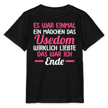 Ostsee Usedom - Stanley/Stella Kinder T-Shirt MINI CREATOR  - Schwarz - Vorne - Mikhail (115cm)