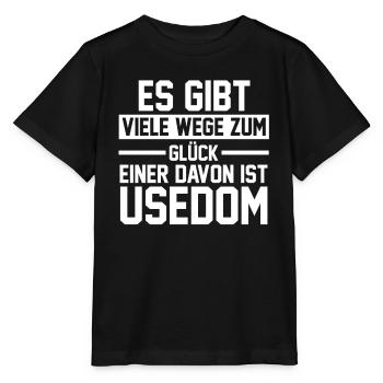 Ostsee Usedom - Stanley/Stella Kinder T-Shirt MINI CREATOR  - Schwarz - Vorne - Mikhail (115cm)