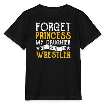 Oubliez la princesse Ma fille est une - T-shirt bio MINI CREATOR Stanley/Stella Enfant - noir - Devant - Mikhail (115cm)