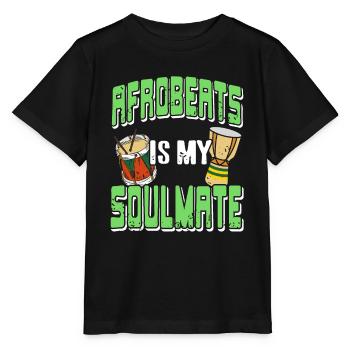 Afrobeats est mon âme sœur Retro Afrobeat Lover - T-shirt bio MINI CREATOR Stanley/Stella Enfant - noir - Devant - Mikhail (115cm)