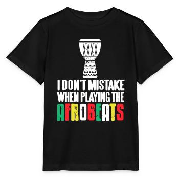 Je ne me trompe pas en jouant the Afrobeats Funny - T-shirt bio MINI CREATOR Stanley/Stella Enfant - noir - Devant - Mikhail (115cm)