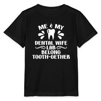 Technicien de laboratoire dentaire Technicien dentaire - T-shirt bio MINI CREATOR Stanley/Stella Enfant - noir - Devant - Mikhail (115cm)