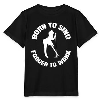 Sängerin Band Gesang Musikerin Singen Hobbysänger - Stanley/Stella Kinder T-Shirt MINI CREATOR  - Schwarz - Vorne - Mikhail (115cm)