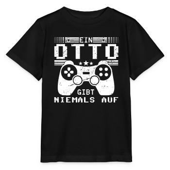 Otto Gaming Konsole PC Gamer Geschenk - Stanley/Stella Kinder T-Shirt MINI CREATOR  - Schwarz - Vorne - Mikhail (115cm)