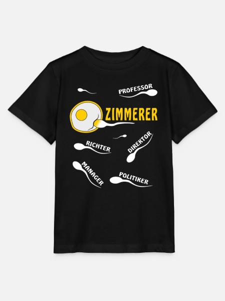 ZIMMERER - Stanley/Stella Kinder T-Shirt MINI CREATOR - Schwarz