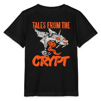 Tales From The Crypt Retro Vintage Halloween Demon - Stanley/Stella MINI CREATOR Kids’ T-Shirt - black - Front - Mikhail (115cm)