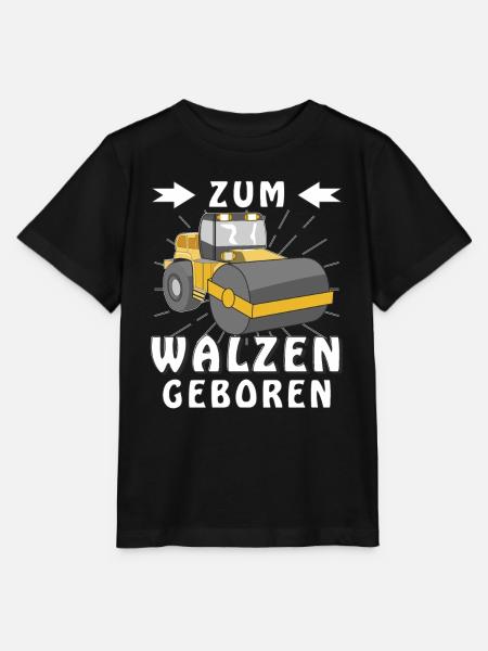 ZUM WALZEN GEBOREN - Stanley/Stella Kinder T-Shirt MINI CREATOR - Schwarz