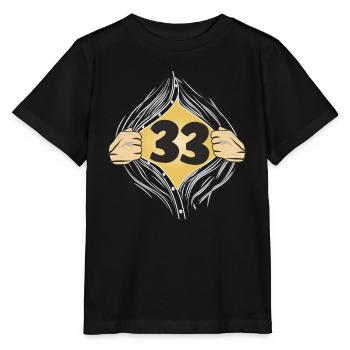 33 PUT ON SHIRT - Stanley/Stella MINI CREATOR Kids’ T-Shirt - black - Front - Mikhail (115cm)