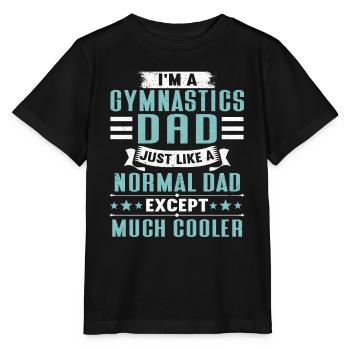 Akrobat Turner Gymnastik Turnen Tumbling - Stanley/Stella Kinder T-Shirt MINI CREATOR  - Schwarz - Vorne - Mikhail (115cm)