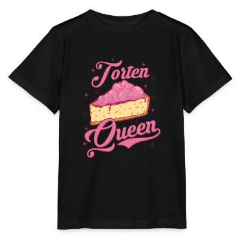 Torten Queen Bäckerin Torten Konditor - Stanley/Stella Kinder T-Shirt MINI CREATOR  - Schwarz - Vorne - Mikhail (115cm)