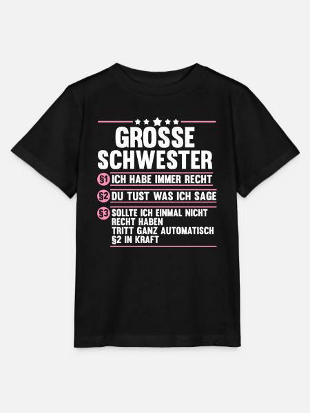 Geschwister Familie Schwestern Schwester - Stanley/Stella Kinder T-Shirt MINI CREATOR  - Schwarz