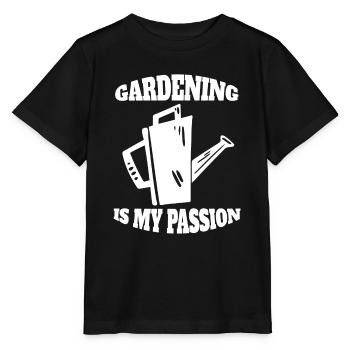 Gardener Gift Orchard Garden Hobby Gardener - Stanley/Stella MINI CREATOR Kids’ T-Shirt - black - Front - Mikhail (115cm)