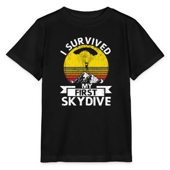 Skydiving Funny Skydiving I have my - Stanley/Stella MINI CREATOR Kids’ T-Shirt - black - Front - Mikhail (115cm)