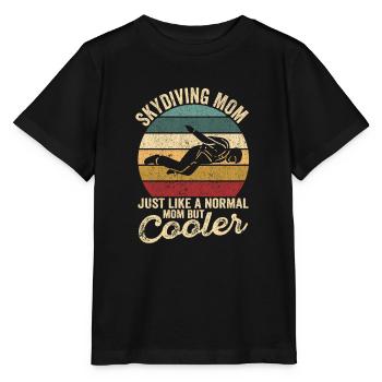 Skydiving Mother's Day Matching pair - Stanley/Stella MINI CREATOR Kids’ T-Shirt - black - Front - Mikhail (115cm)