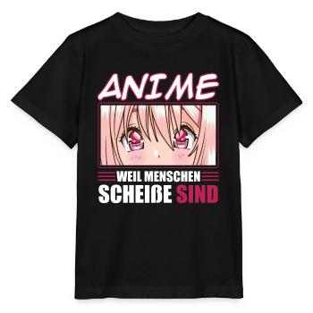 Anime parce que les gens sont nuls - T-shirt bio MINI CREATOR Stanley/Stella Enfant - noir - Devant - Mikhail (115cm)