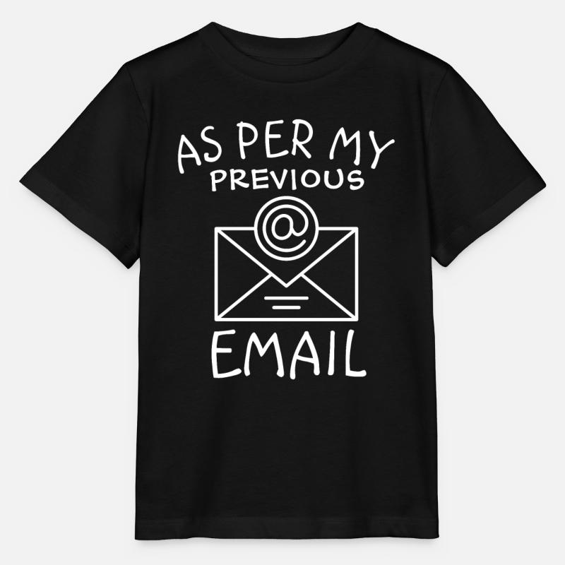 Selon mon e-mail précédent - T-shirt bio MINI CREATOR Stanley/Stella Enfant - noir